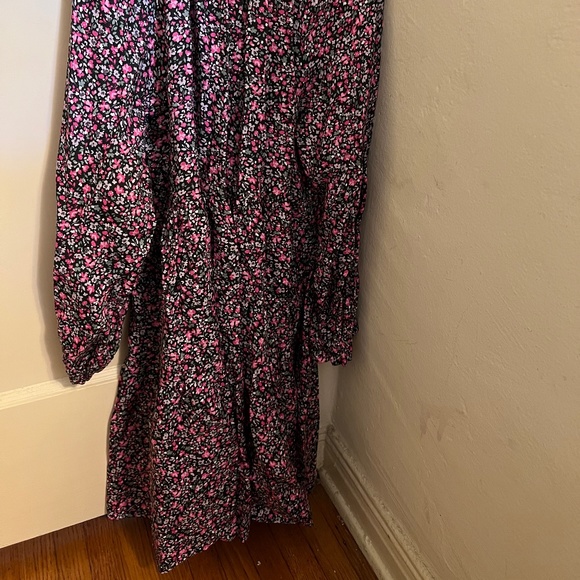 Zara Long Sleve Floral Dress - Picture 6 of 9